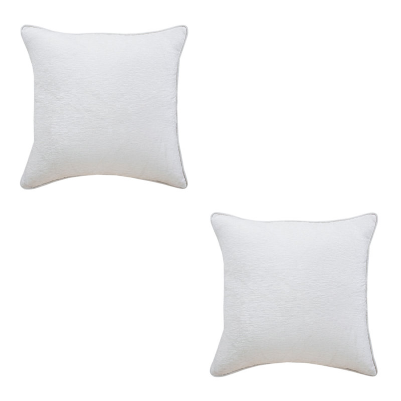 Presleigh Square Cushion, White