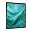 Turquoise, gauchissement des vagues I - art mural abstrait sur toile-134111818-97170047