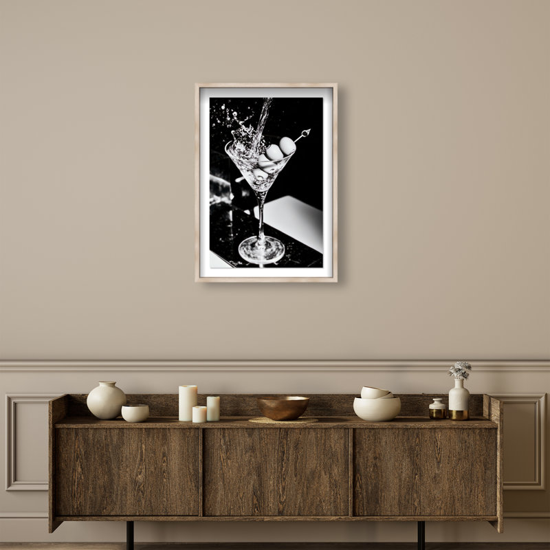 Chill Time III Print by Oliver Gal, 37.5"H x 25.5"W, Natural Oak Shadowbox