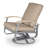 Askar Swivel Powder Coated Aluminum Outdoor Lounge Chair-19643686-19643666-19643684