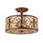 Classical 4 - Light Crystal Drum Semi Flush Mount