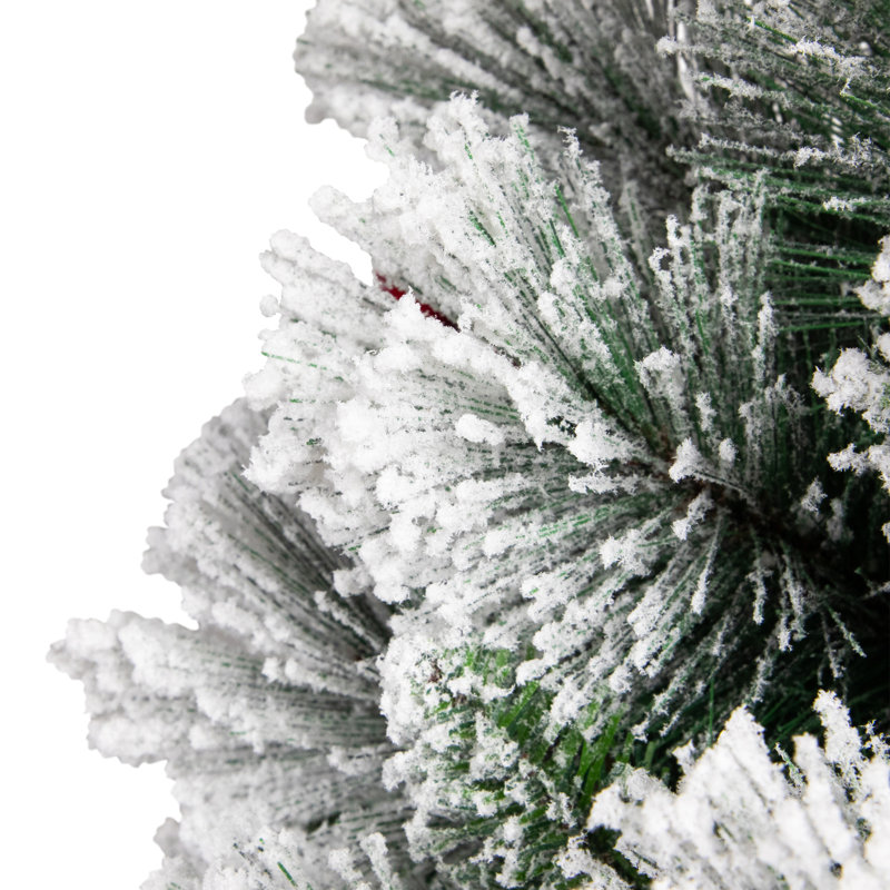Full Flocked Fairfield Fir Artificial Christmas Tree - 4.5' -Unlit