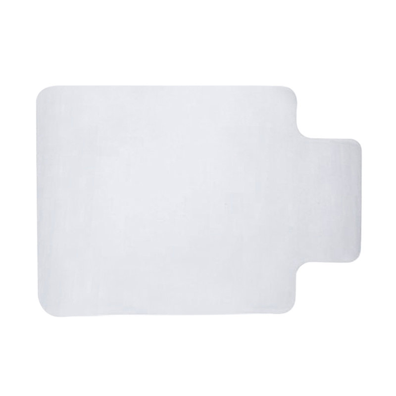 Convex flat bottom PVC chair mats, 120cm x 90cm