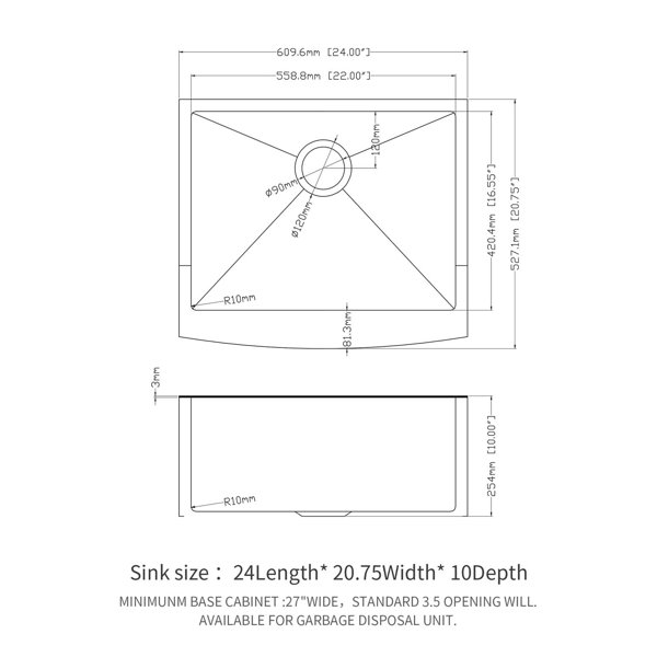 Dimensions du produit