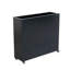 Boîte à fleurs roulante intérieure / extérieure 40 po x 36 po x 12 po avec roulettes verrouillables - Conception moderne en acier thermolaqué pour patio, jardin et entrée