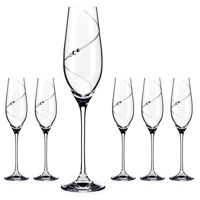 210ml Crystal Flute Set