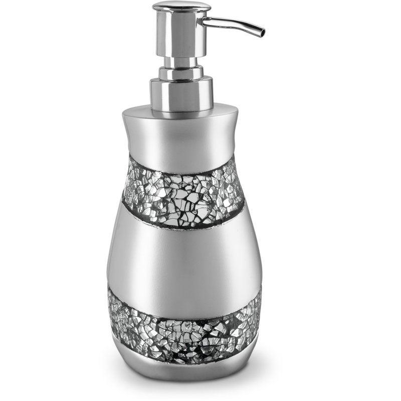 Distributeur de savon à main Silver Mosaic