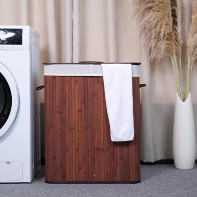 Bamboo Laundry Room Organiser