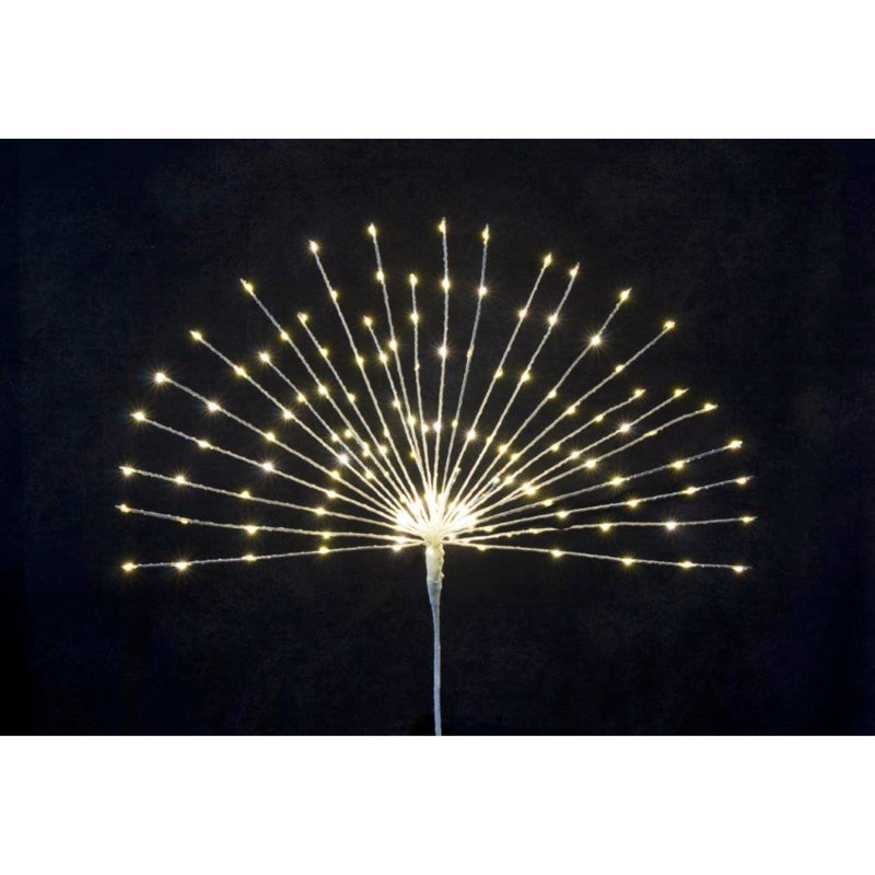 Décoration pour sommet de sapin DEL, Jaune, H 31 po x l 30 po x P 30 po