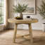 Table de salle à manger ronde extensible avec table en bois 16 "