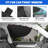 2PCS Magnetic Car Side Front Window Sun Shade Baby Mesh Screen UV Shield Cover
