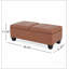 Repose-pieds avec rangement Lanister Choix confortable, fonctions multiples, design classique et coins douillets.