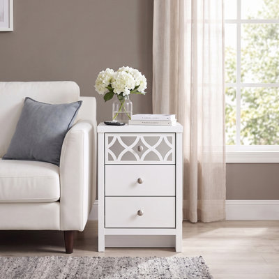 IrisVibe 3 Drawer Bedside Table
