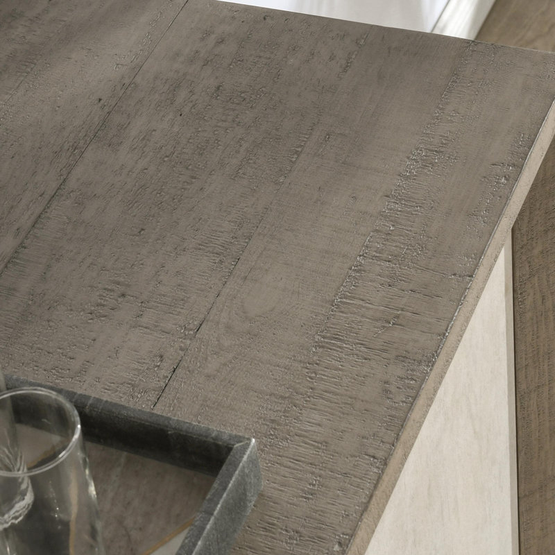 Classic Home Denver 50" Wood Distressed Gray Cabinet
