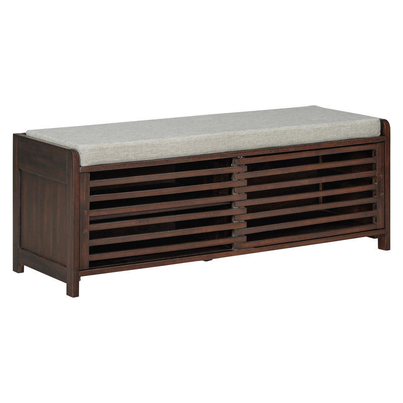 Banc de rangement Toza, Espresso