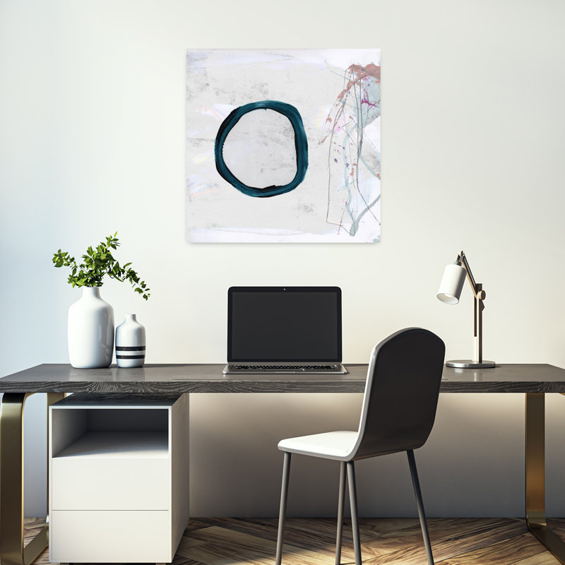 Art contemporain contemporain abstrait, H 18 po x l 18 po