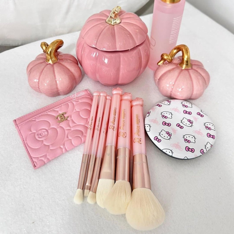 Miroir de maquillage Alaaya Hello Kitty Signature, Blanc