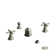 Edge Two Handle Deck Mount Bidet