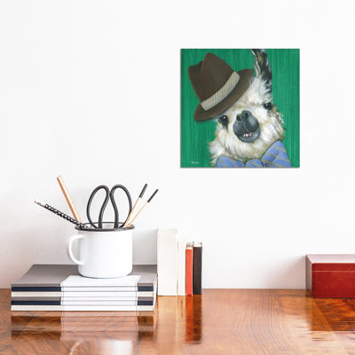 Llama Gentleman by Tava Studios - Gallery-Wrapped Canvas Giclée on Canvas