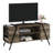 47" Industrial TV Stand for 50–55" TVs, Media Console with Slanted Metal Legs & Adjustable Open Shelves-2111287043