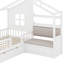 Lit simple avec canapé et tablette-462234201