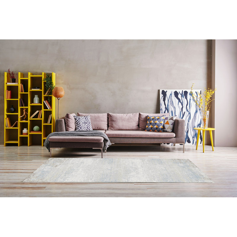 Stamey 12503-998 LT GREY/GREY/BEIGE, Runner 2'2" x 7'7"