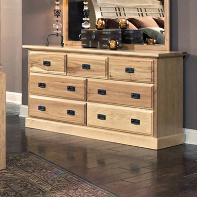 Arvilla 7-drawer Solid Wood Dresser