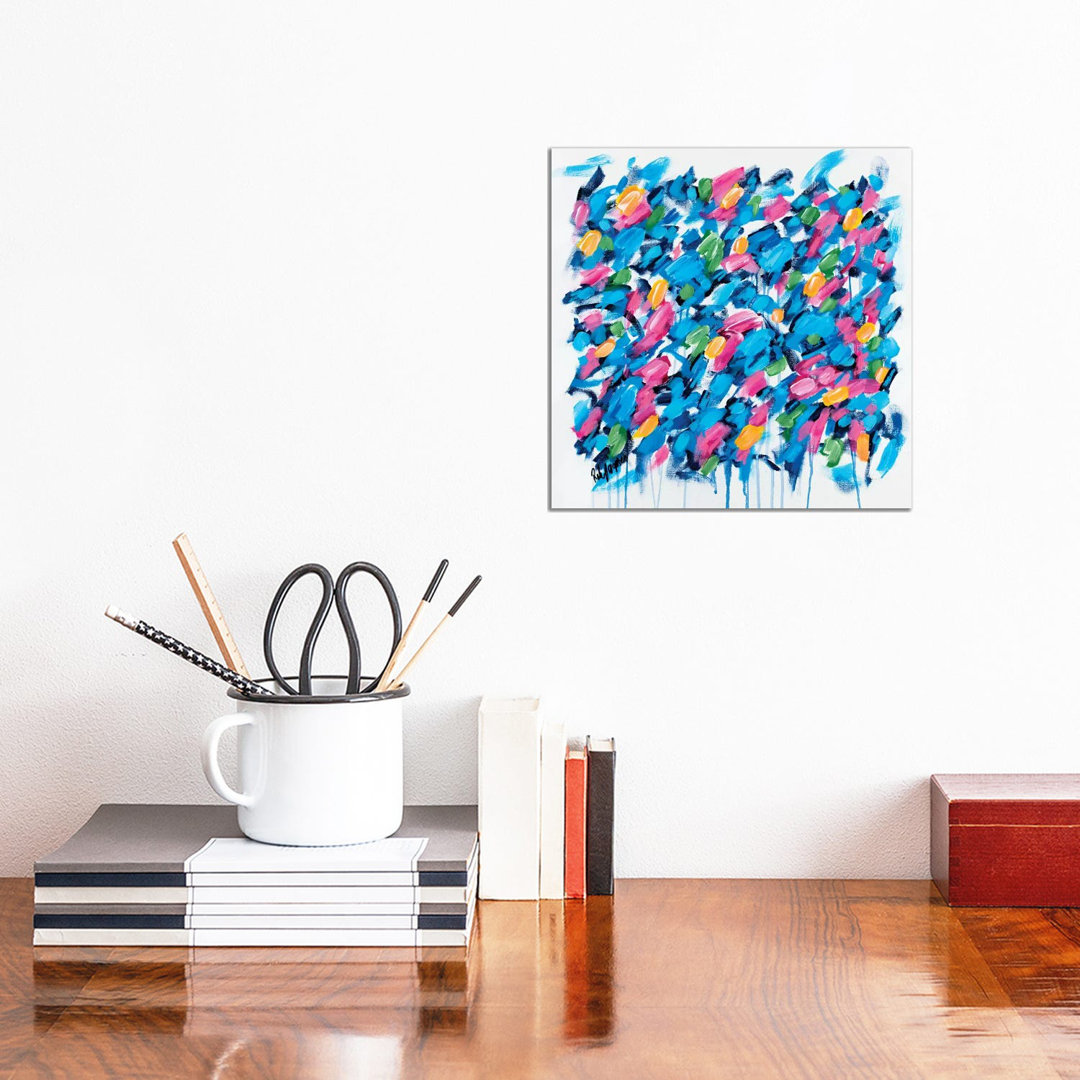 Blue Crush von Robin Jorgensen - Giclée auf Leinwand ohne Rahmen