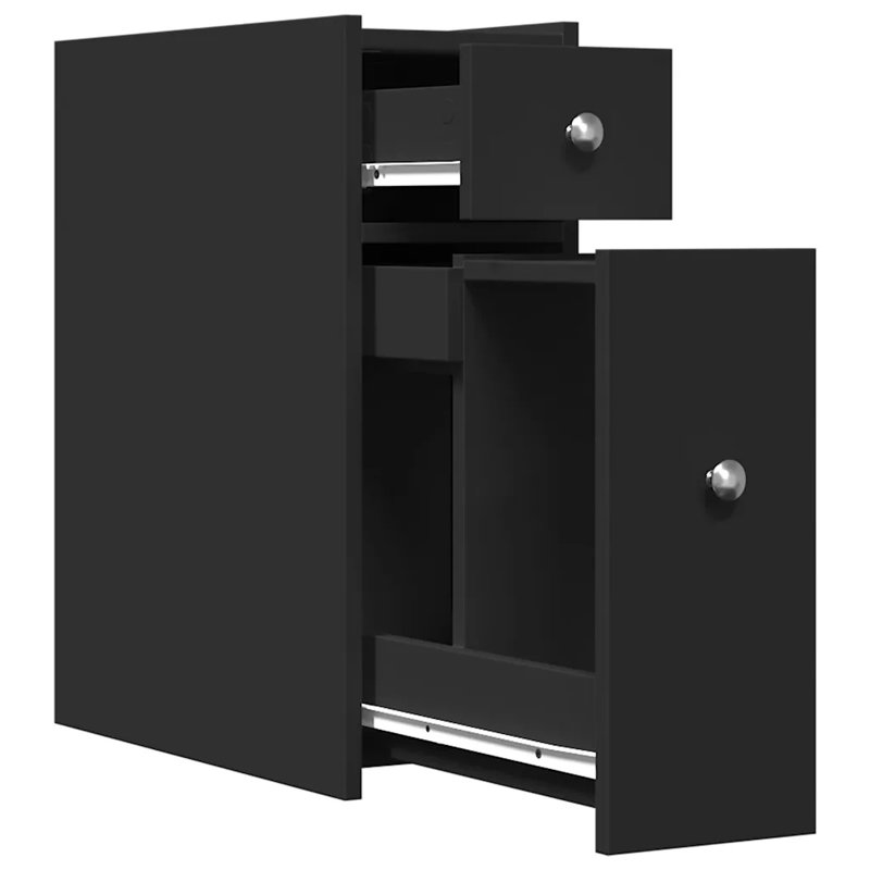 Arsis Bathroom Cabinet, Black