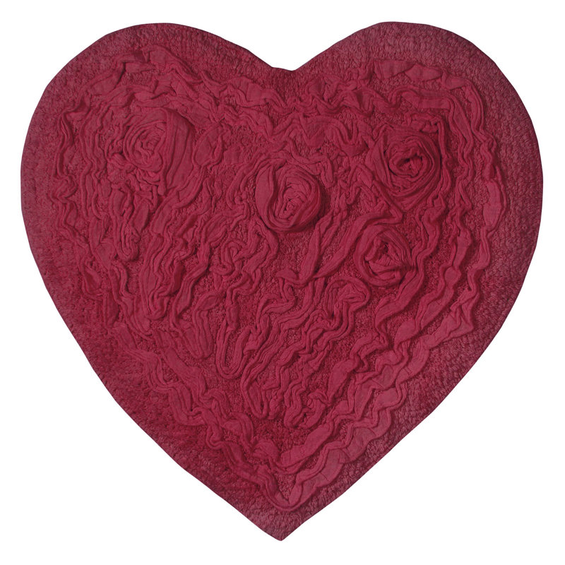 Bath Rug, Red, 25" W x 25" L