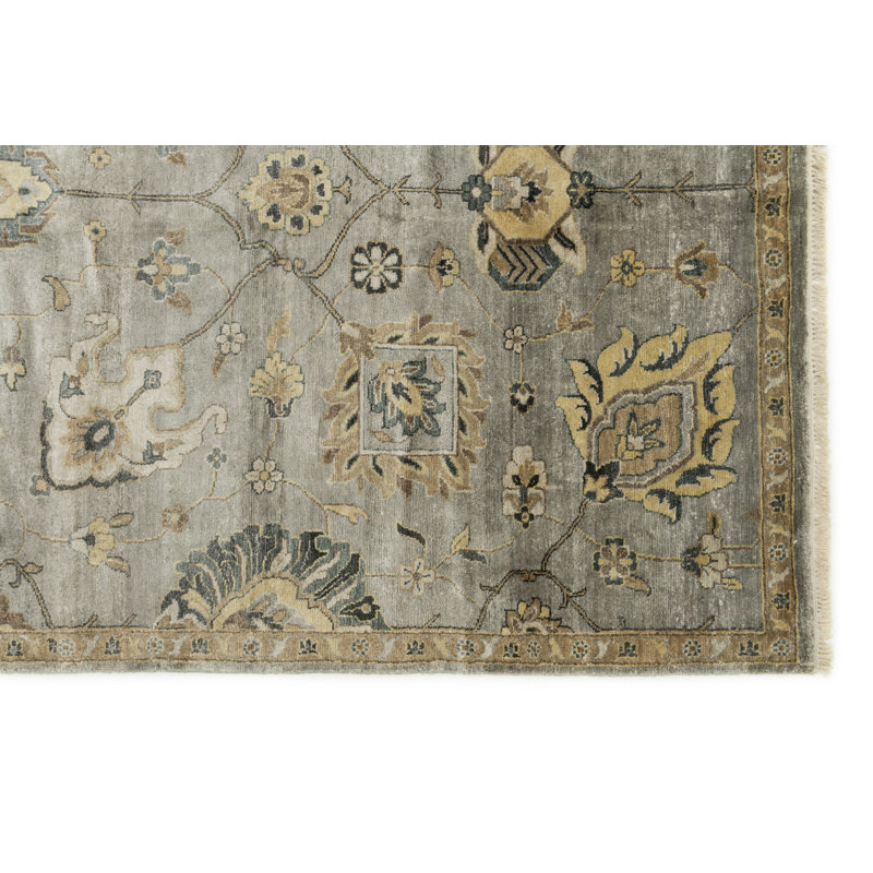 Kensington Viscose Oriental Indoor Rug, Rectangle 5'6" x 8'6"