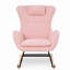Chaise berçante, fauteuil oscillant rembourré Teddy-753751307