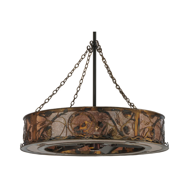 Rustic Lodge 16 - Light Chandelier