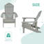 Chaise Adirondack Ionie Hips résistante aux intempéries-1809952429