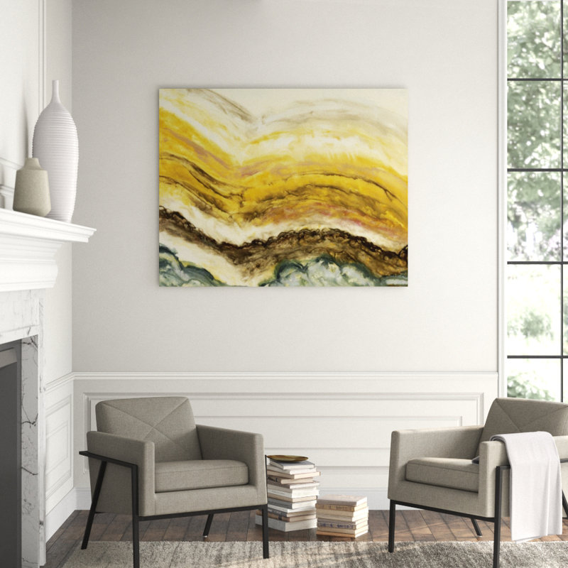 Geode Print by Blakely Bering, Image Brush Gel, 48" H x 60" W