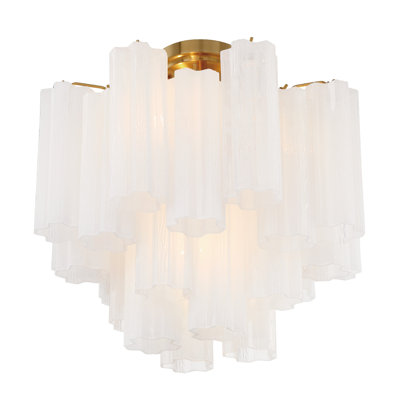 Dalpat Glass Semi Flush Mount