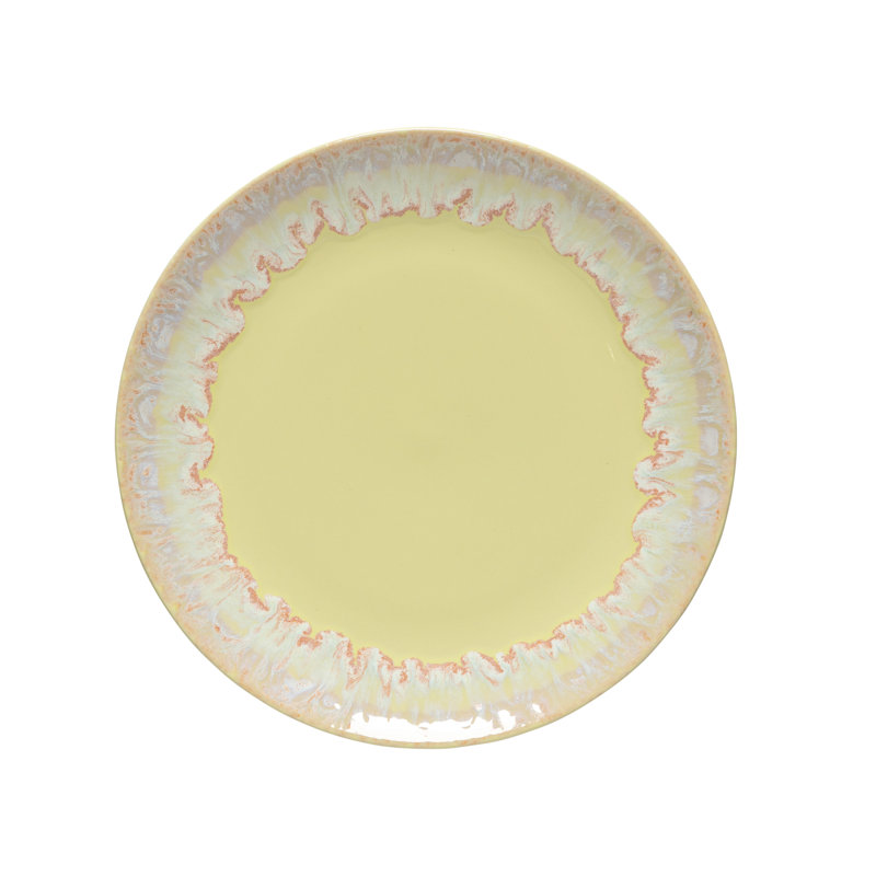 Taormina Fine Stoneware Salad/Dessert Plate, Yellow
