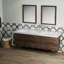 Meuble-lavabo mural 72 po avec 2 lavabos intégrés en résine et 4 tiroirs à fermeture en douceur, assemblage complet-88594135