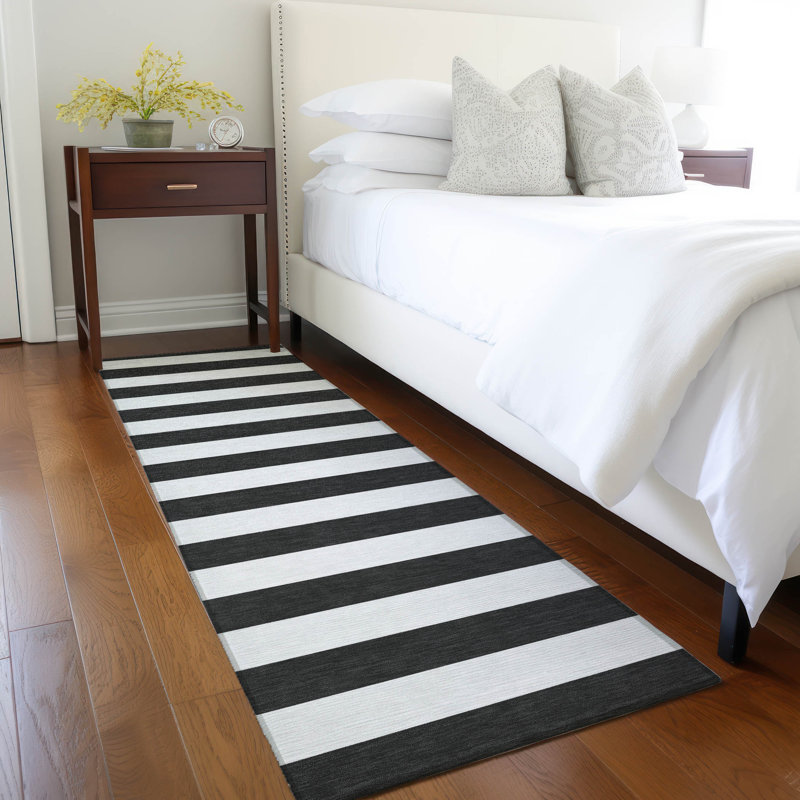 Tapis intérieur / extérieur Kinslee, Tapis de couloir 2 pi 3 po x 7 pi 6 po