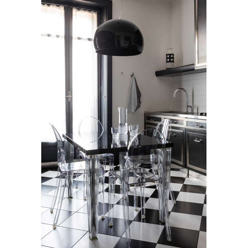 Top Top Dining Table, Black, 63" x 31.5"