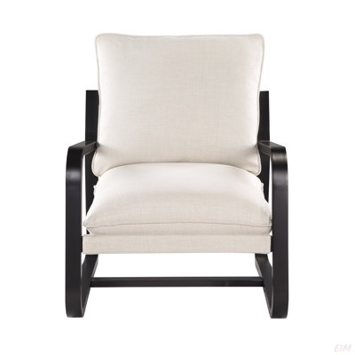 Blaire Sling Chair Upholstered In Fabric With Metal Frame