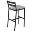 Tabouret de patio avec structure en aluminium thermolaqué et coussin amovible, collection Chelsea-106484839