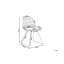 Harlan 46 cm H Upholstered Slat Back Dining Chair-59851127