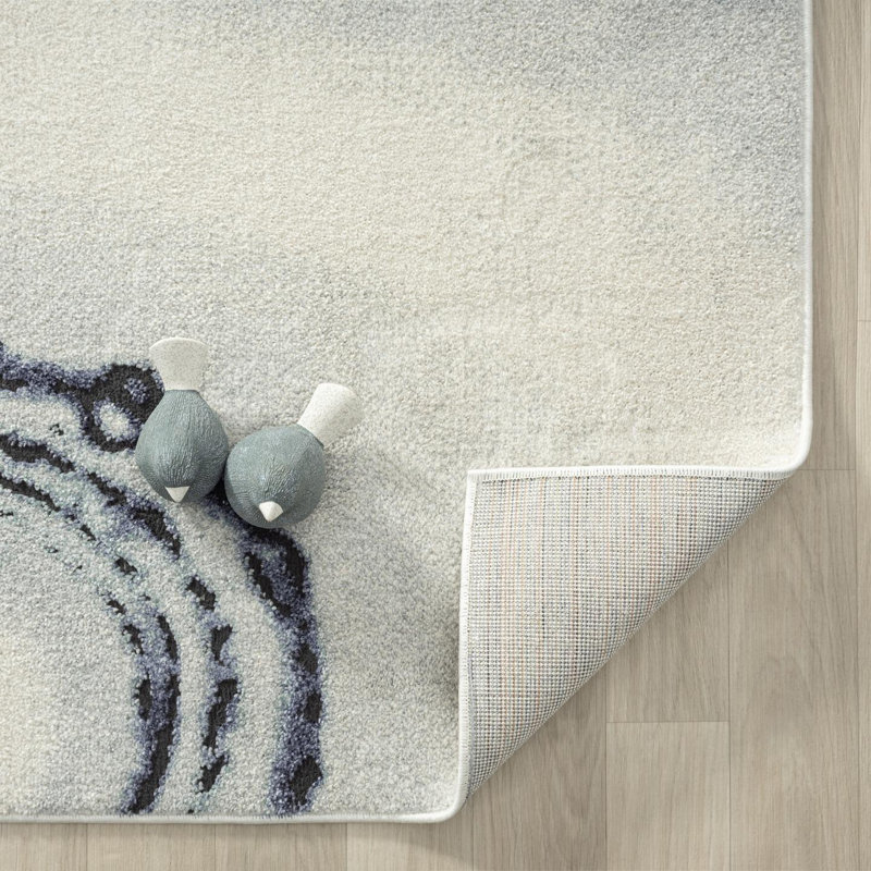 Abstract Indoor Rug, Rectangle 8'10" x 12'5"