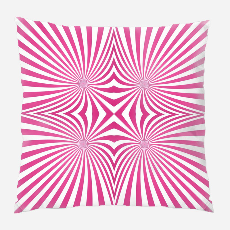 Coussin hypnotic yellow