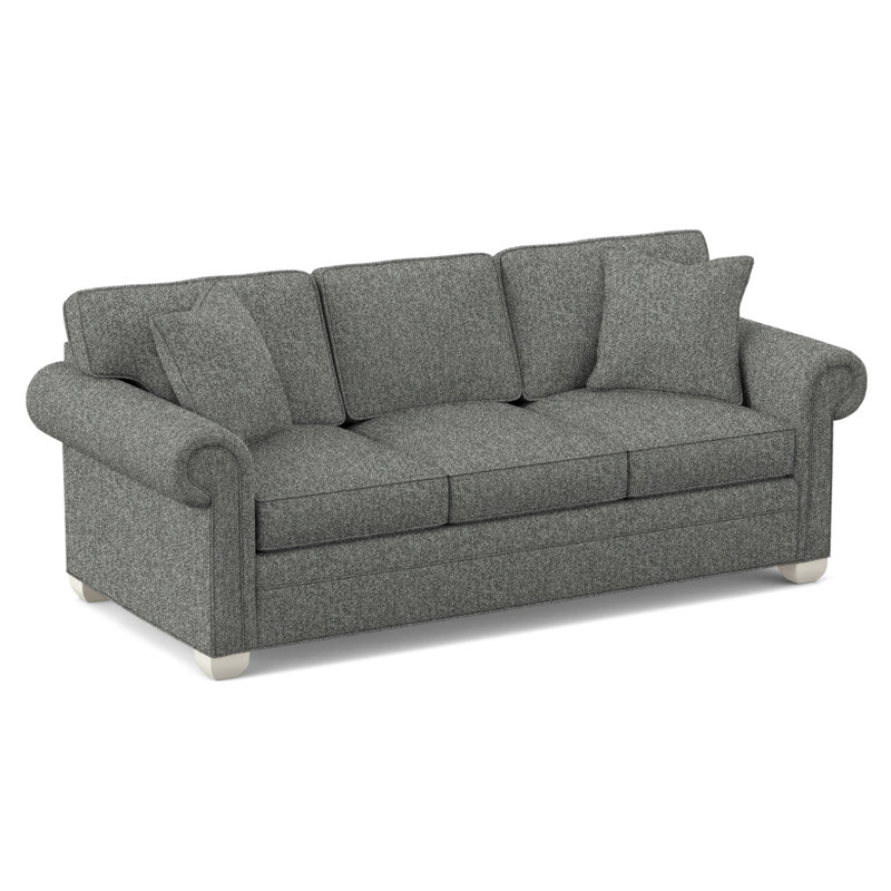 Main Street Upholstered 85'' Sleeper Sofa, Ian Pewter, Wrenn