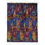 Ikatville Silk Ikat Area Rug in Blue/Rust/Brown