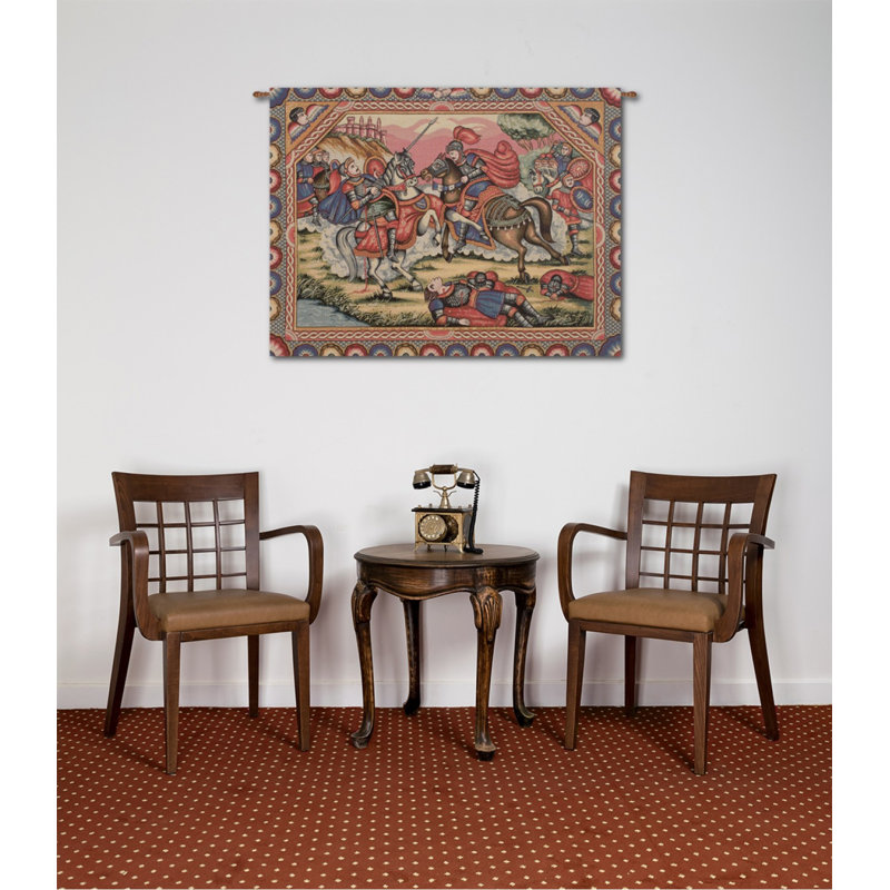 Italian Loom Woven Cotton Blend Wall Hanging