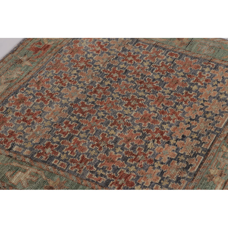 Burano One-of-a-Kind 3'1X3'1 Hand Knotted Area Rug