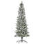 Arbre de Noël artificiel mince enneigé 6 pi avec 394 pointes